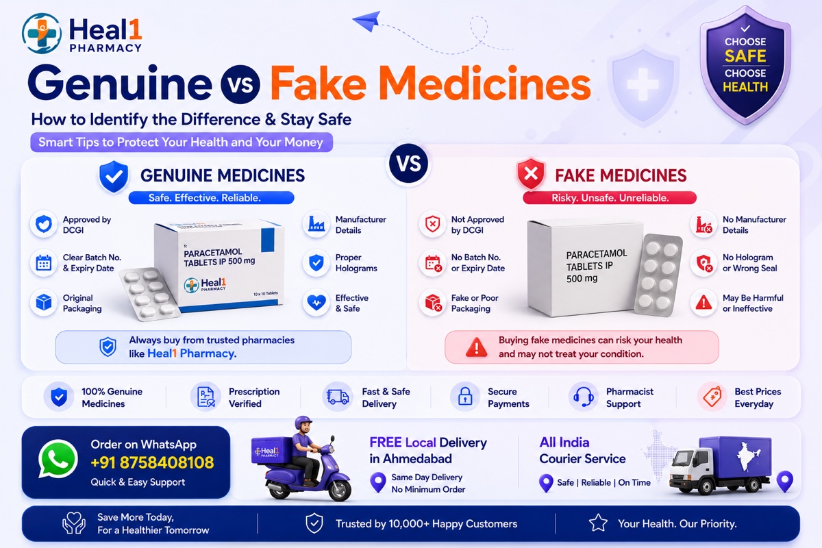 How to check genuine vs fake medicines in India