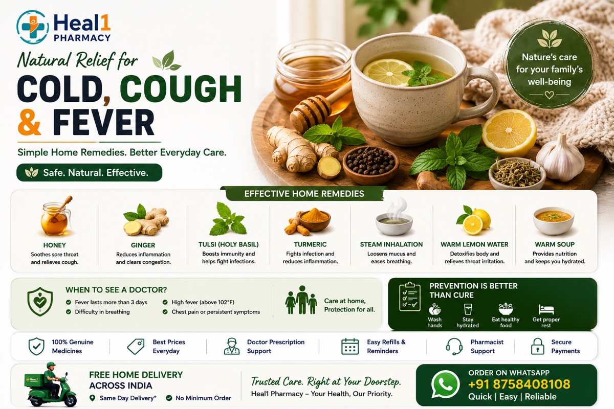 Home Remedies for Cold Cough Fever