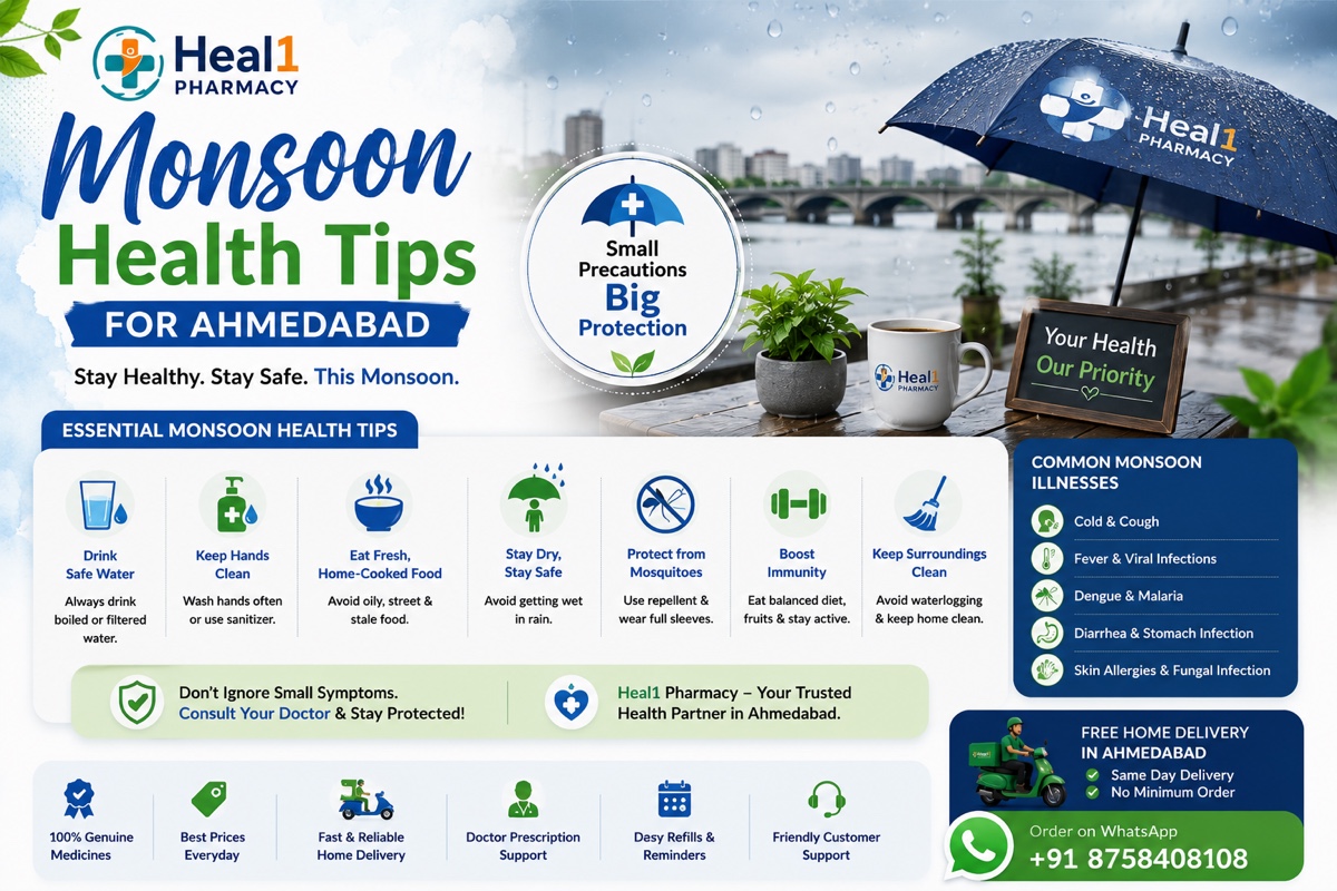 Monsoon Health Tips Ahmedabad
